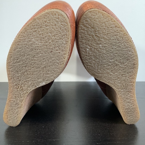 Genuine leather wedge platform high heel boot - Picture 13 of 13